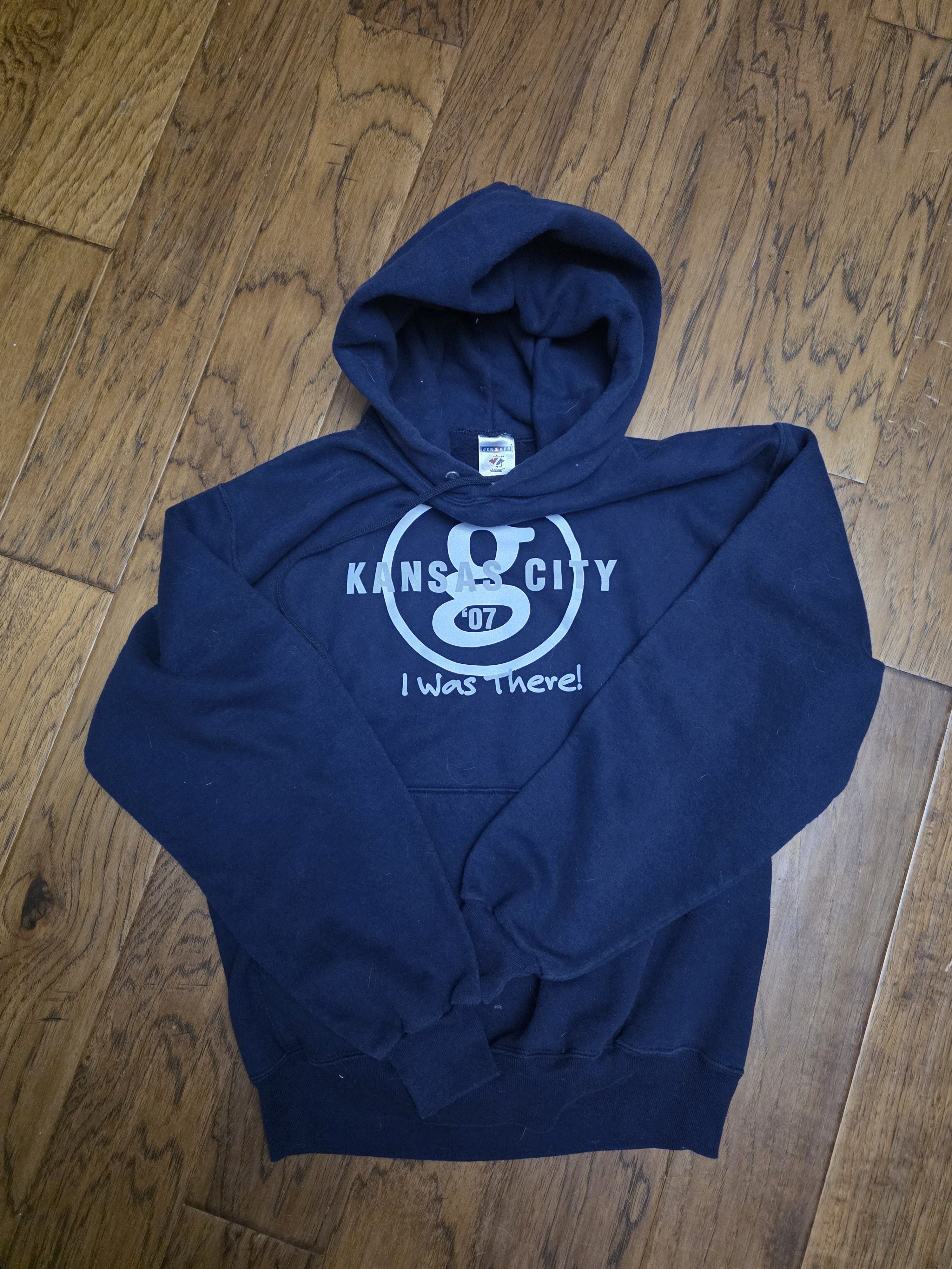 Garth Brooks Jerzees Navy Kansas City Graphic Hoodie